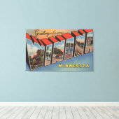 Toile Winona, Minnesota - Scènes de grandes lettres (Insitu (Plancher de Bois))