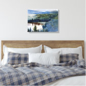 Toile Winslow Homer - Indian Village Adirondacks (Insitu(Chambre))