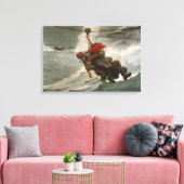 Toile Winslow Homer - La ligne de vie (Insitu(Salon))