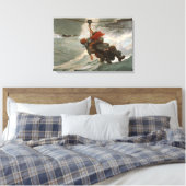 Toile Winslow Homer - La ligne de vie (Insitu(Chambre))