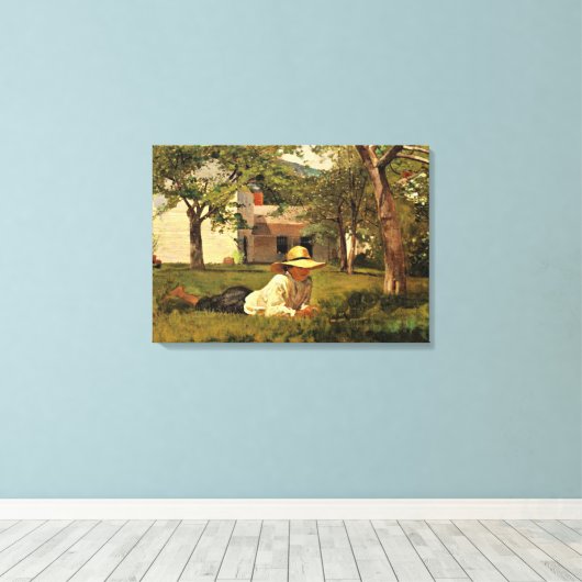 Toile Winslow Homer - Le Nooning (Insitu (Plancher de Bois))