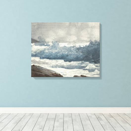 Toile Winslow Homer - Prout's Neck, Breakers (Insitu (Plancher de Bois))