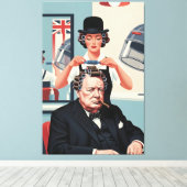 Toile Winston Churchill Cool (Insitu (Plancher de Bois))
