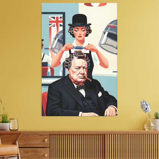Toile Winston Churchill Cool (Insitu(Salon))