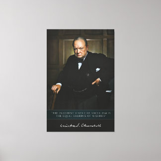 Toile Winston Churchill - Décor du Premier ministre brit