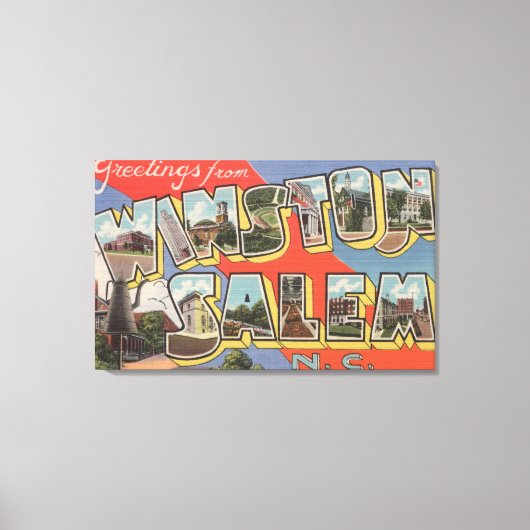 Toile Winston-Salem, Caroline du Nord (Recto)