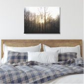 Toile Winter Fog Sunrise Nature Photographie (Insitu(Chambre))