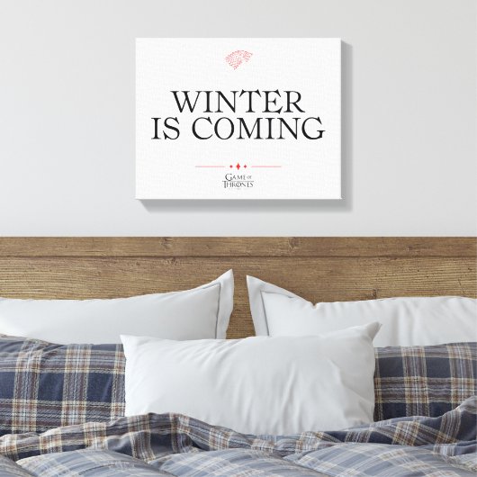 Toile Winter Is Coming (Insitu(Chambre))