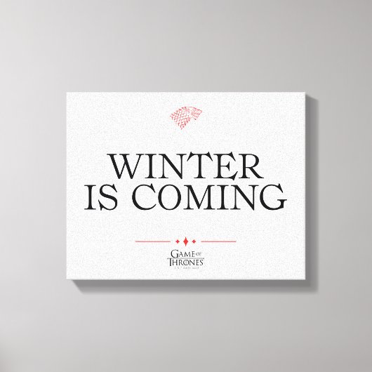 Toile Winter Is Coming (Recto)