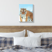 Toile Winter Nature Photo Tiger Montagnes de Neige (Insitu(Chambre))