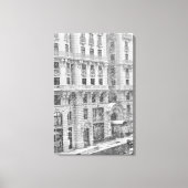 Toile Winter NYC Upper West Side Photography on Canvas (Recto)