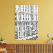 Toile Winter NYC Upper West Side Photography on Canvas (Insitu(Salon))