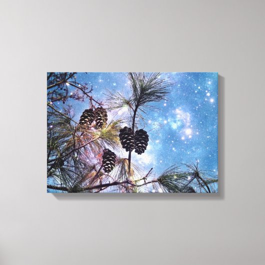 Toile Winter Pine Cones (Recto)