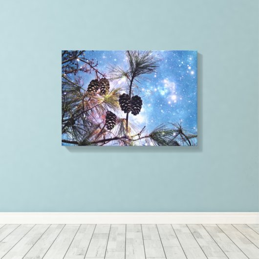 Toile Winter Pine Cones (Insitu (Plancher de Bois))