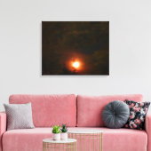Toile WINTER SUPER MOON (Insitu(Salon))