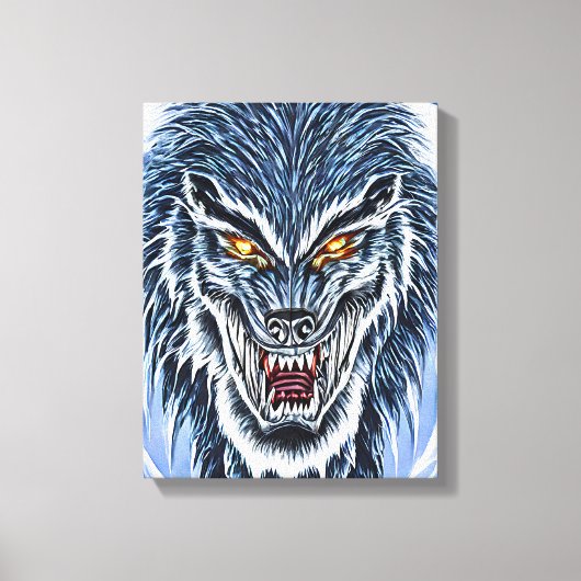 Toile Winter Werewolf Imaginaire Dark horror art (Recto)