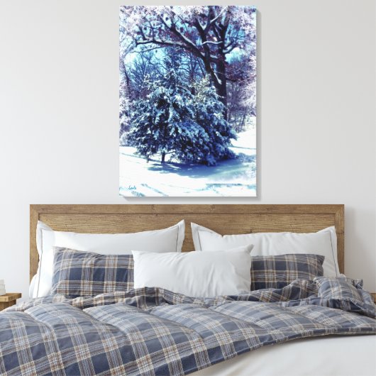 Toile Winter Wonderland Canvas de Noël Imprimer (Insitu(Chambre))