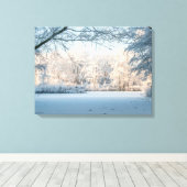 Toile Winter Wonderland Paysage Photo Canvas Imprimer (Insitu (Plancher de Bois))