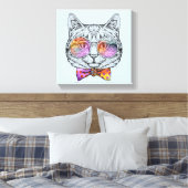 Toile Wise Kitty Kat (Insitu(Chambre))