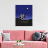 Toile Wisemen Lui Demande Encore Noël (Insitu(Salon))