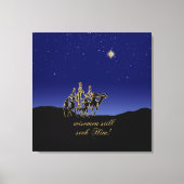 Toile Wisemen Lui Demande Encore Noël (Recto)