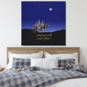 Toile Wisemen Lui Demande Encore Noël