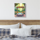 Toile Wishing Well Magical Floral Forest (Insitu(Chambre))