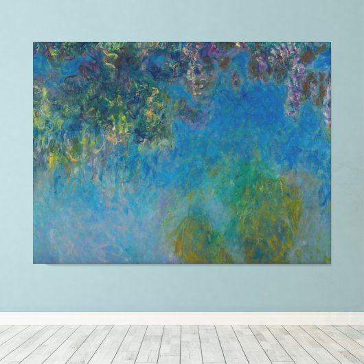 Toile Wisteria par Claude Monet (Insitu (Plancher de Bois))