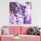 Toile Wisteria Violet Floral Blossom Tree Violet (Insitu(Salon))