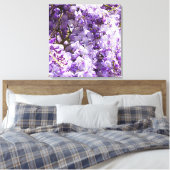 Toile Wisteria Violet Floral Blossom Tree Violet (Insitu(Chambre))