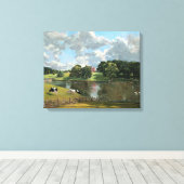 Toile Wivenhoe Park, Essex de John Constable (1816) (Insitu (Plancher de Bois))