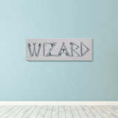Toile Wizard Weapon Collage (Insitu (Plancher de Bois))