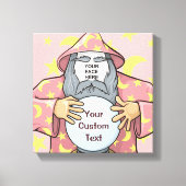 Toile Wizard with your face (Recto)