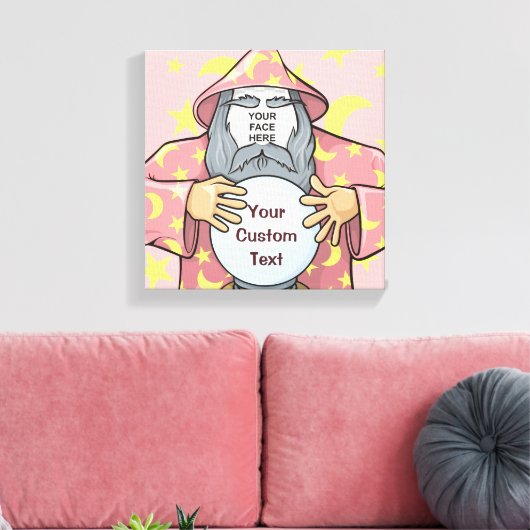 Toile Wizard with your face (Insitu(Salon))