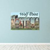 Toile Wolf Point, Montana (Insitu (Plancher de Bois))