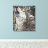 Toile Wolf Song - Pastel (Insitu (Plancher de Bois))