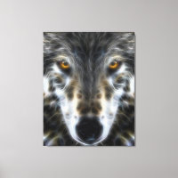 Wolf Woodland Portrait inspirant