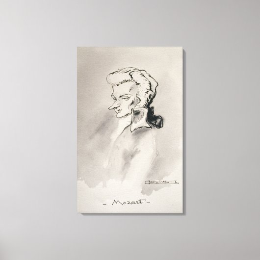 Toile Wolfgang Amadeus Mozart (Recto)