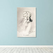 Toile Wolfgang Amadeus Mozart (Insitu (Plancher de Bois))