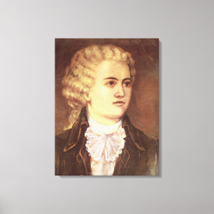 Toile Wolfgang Amadeus Mozart pendant son séjour