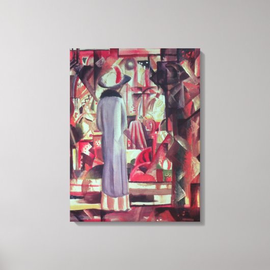 Toile Woman in front of large illuminated window (Recto)