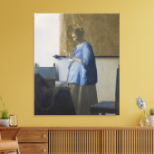 Toile Woman reading a Letter, c.1662-63 (oil on canvas) (Insitu(Salon))