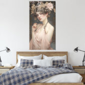 Toile Woman's Femininity, Nouveau Art (Insitu(Chambre))