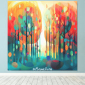 Toile Wonder forest 3 (Insitu (Plancher de Bois))