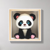 Toile Wonder Wall Art Panda Cuddle Buddy (Recto)