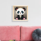 Toile Wonder Wall Art Panda Cuddle Buddy (Insitu(Salon))