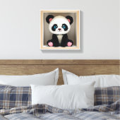 Toile Wonder Wall Art Panda Cuddle Buddy (Insitu(Chambre))