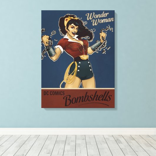 Toile Wonder Woman Bombshell (Insitu (Plancher de Bois))