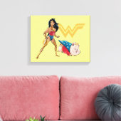 Toile Wonder Woman & PB (Insitu(Salon))