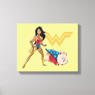 Toile Wonder Woman & PB